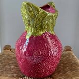 Pichet fraise en barbotine