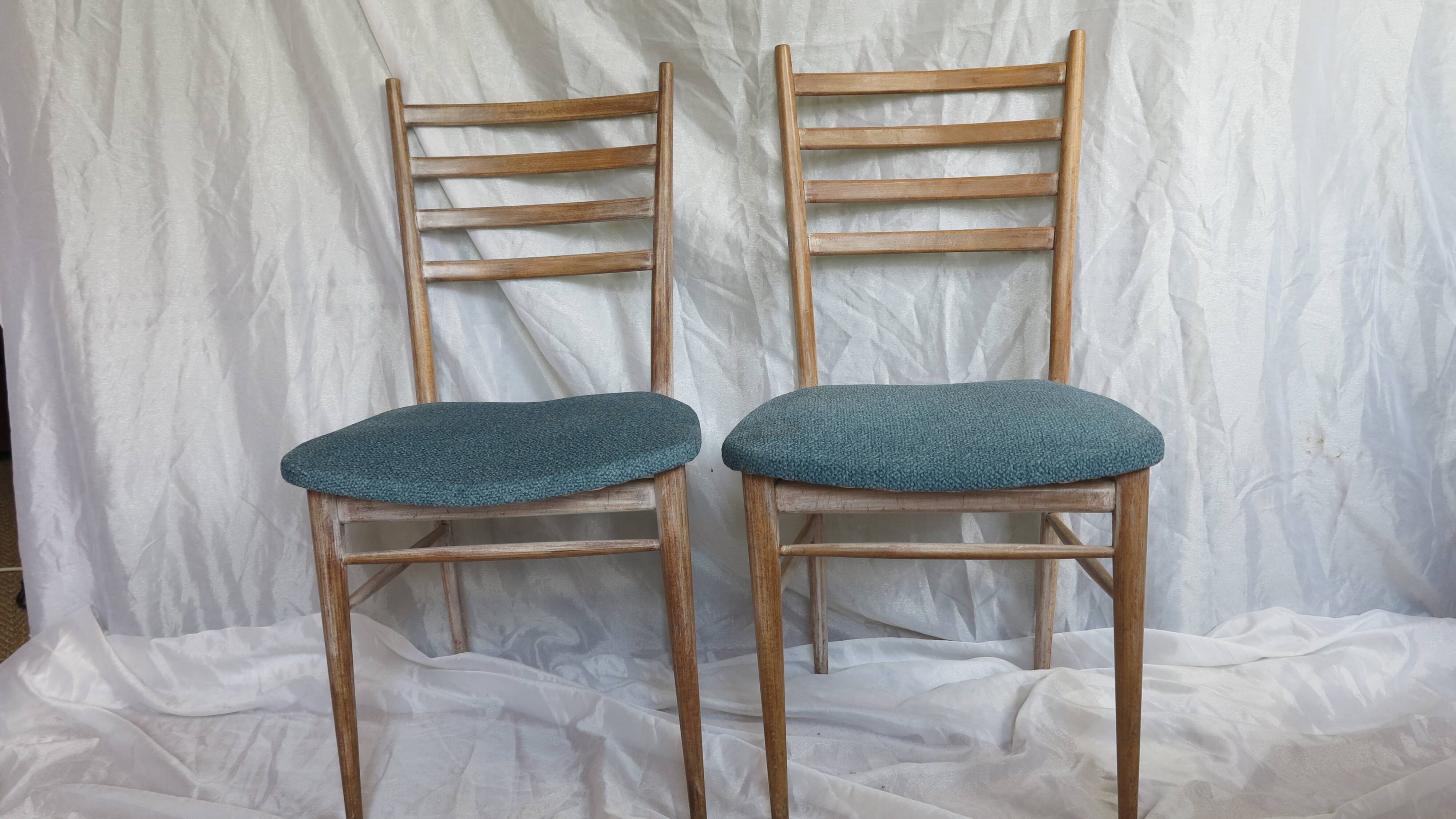 pair of Scandinavian dining chairs