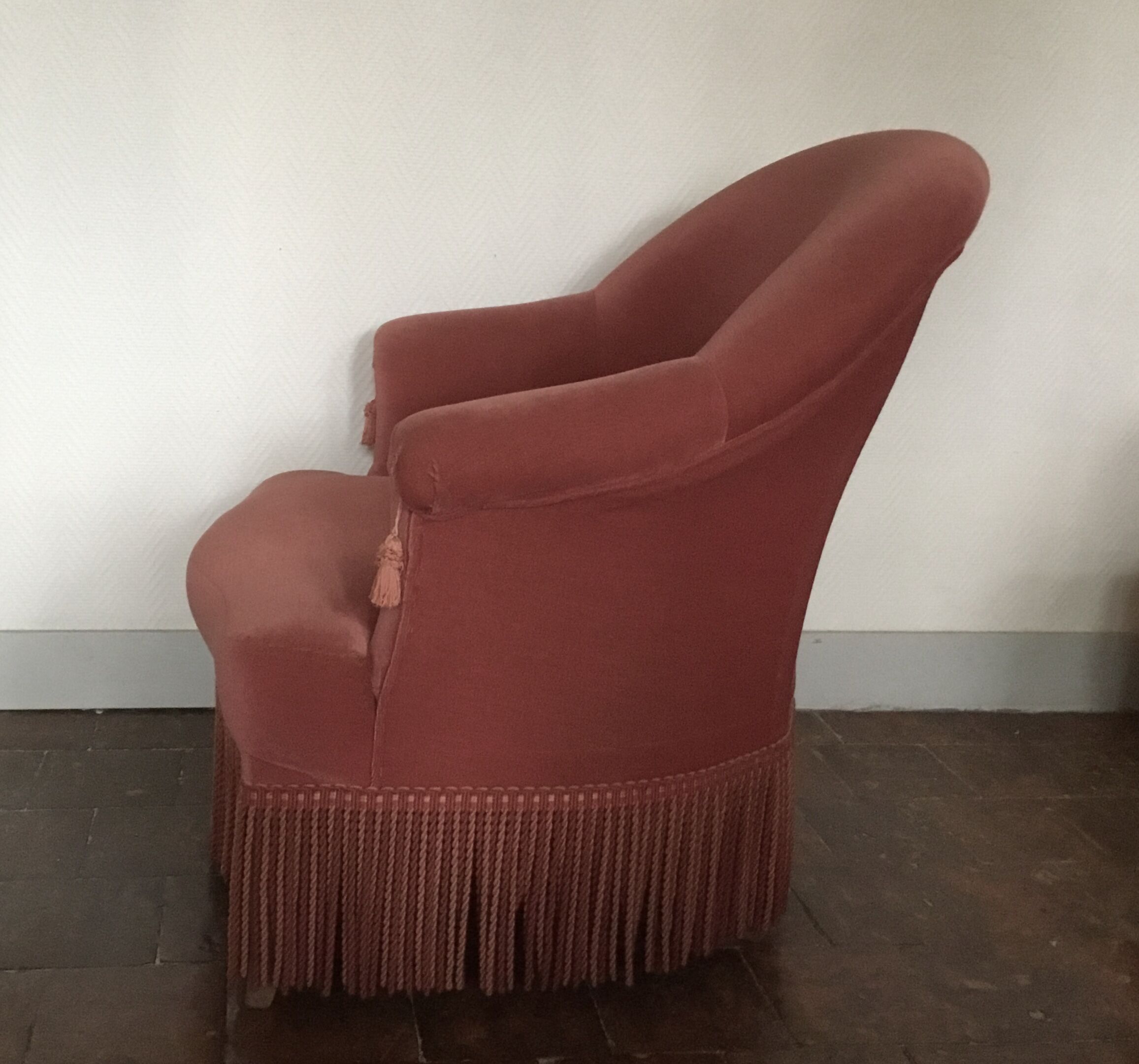 Fauteuil crapaud style Napoléon III
