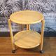 Side table 2 trays 1980 Italy