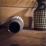Duo of 70's ceramic vases