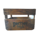 Wooden advertising perrier