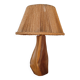 "Noll" lamp in wood and rope, circa 1950