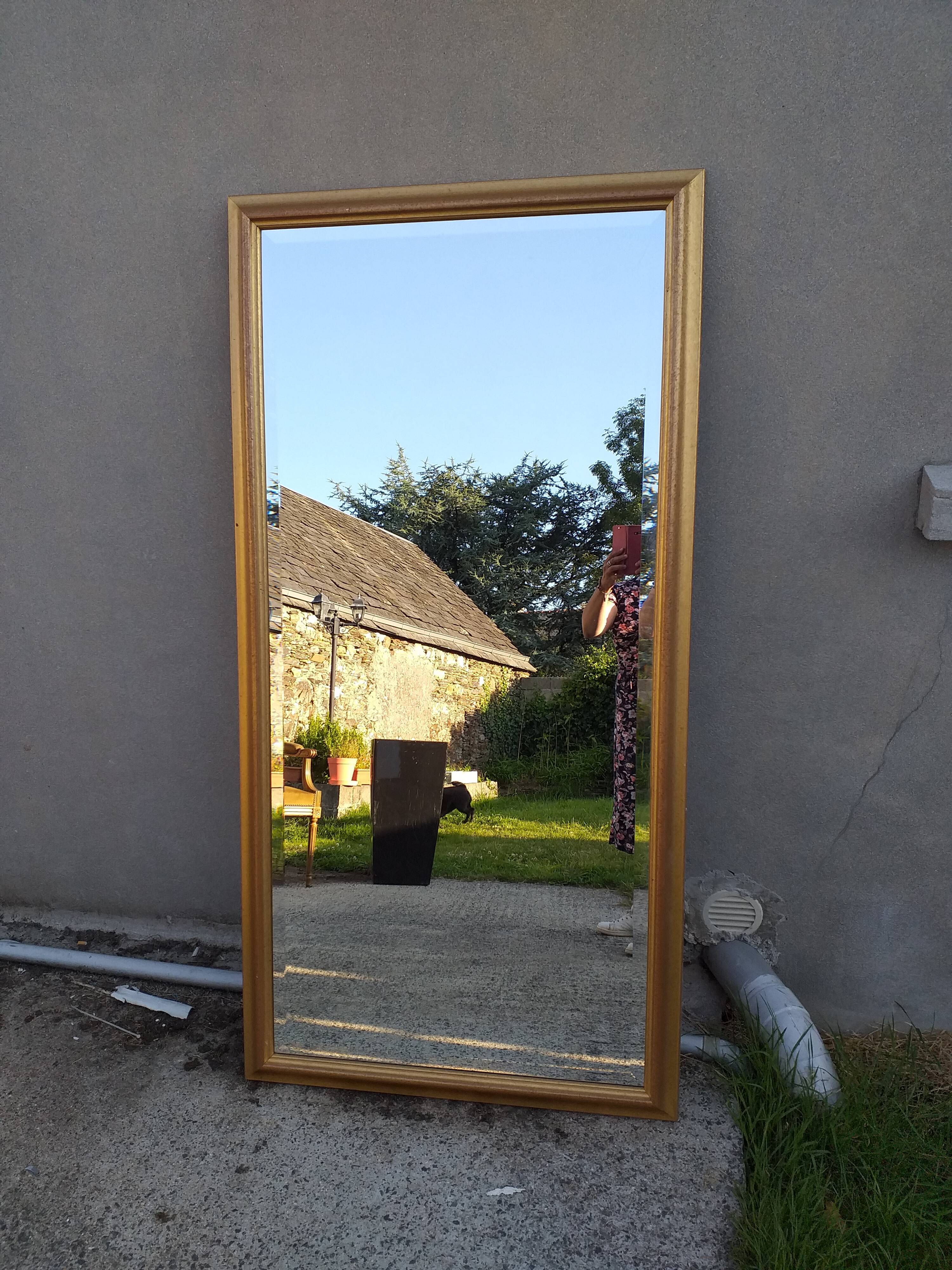 Bevelled mirror - 160x80cm