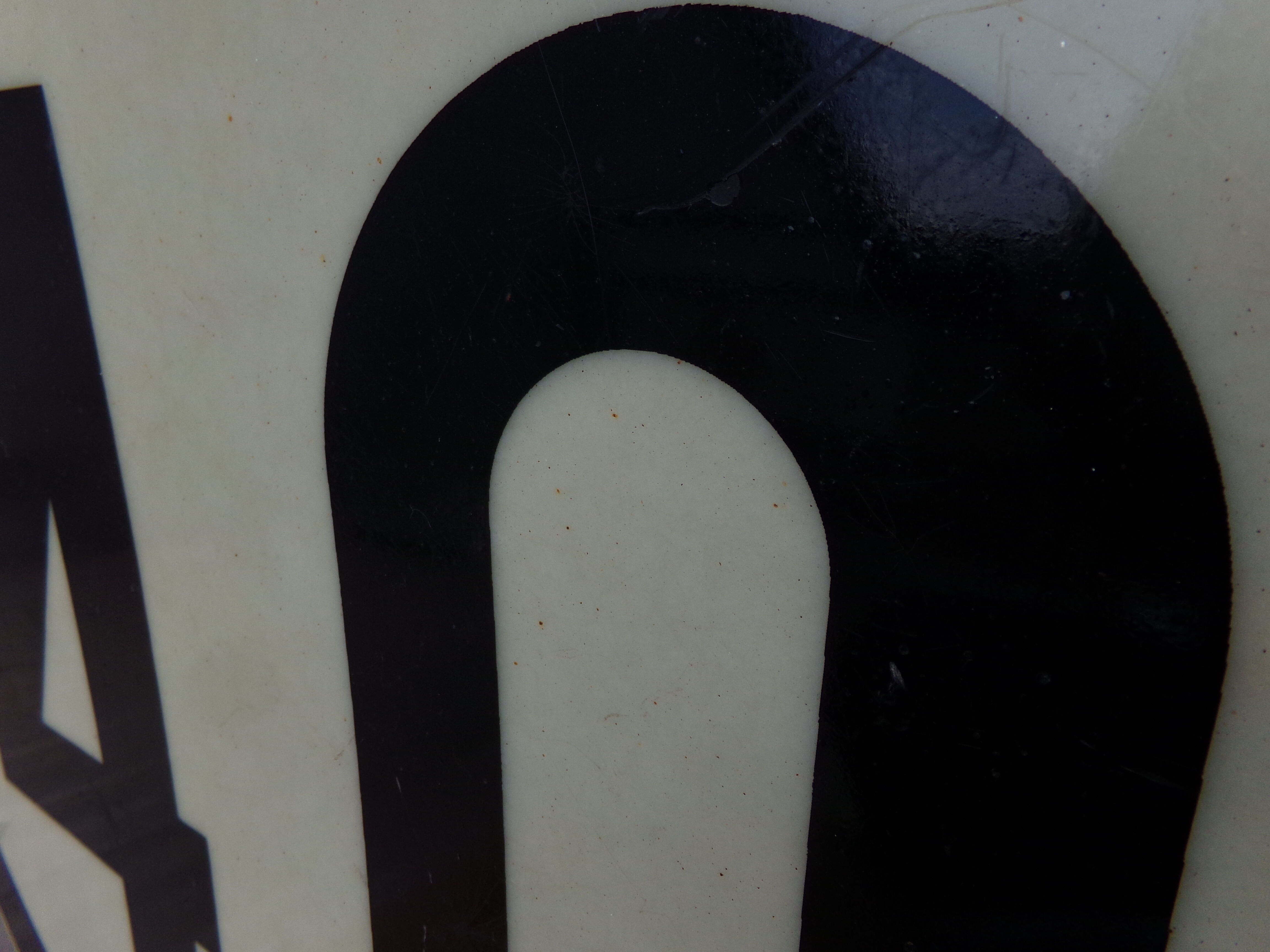 Industrial decorative limitation plate