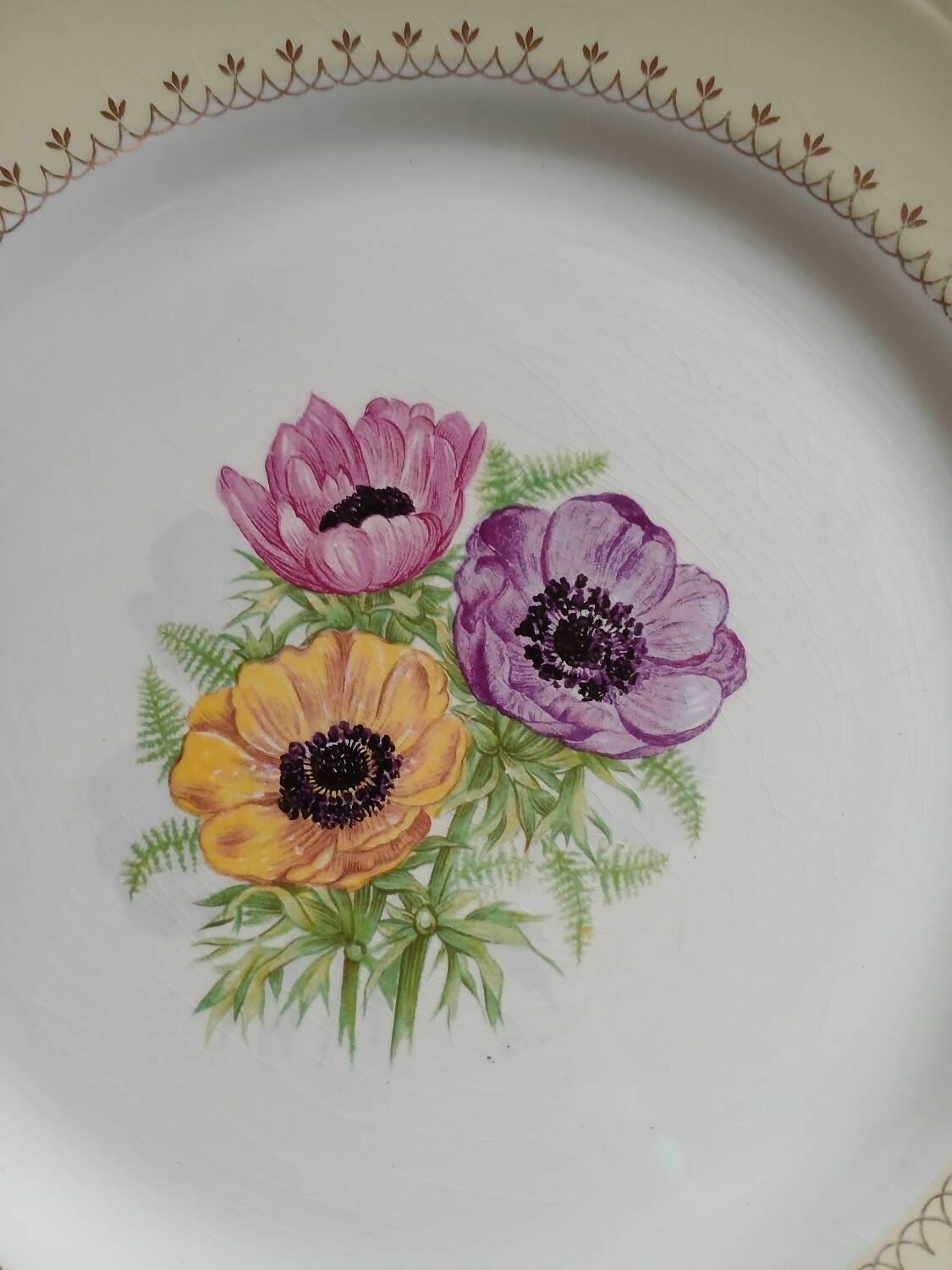 Antique salad bowl L'Amandinoise