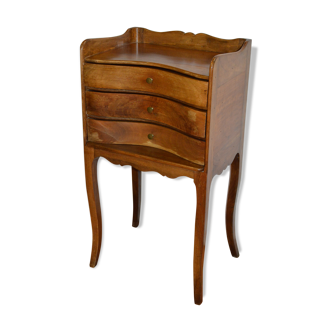 Blond mahogany bedside table