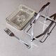 Antique Butter Dish & Knife, Silver Crystal Butter Dish Decorative Table Ware