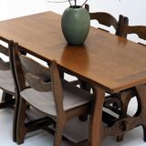Dining Set by Guillerme & Chambron for “Votre Maison”