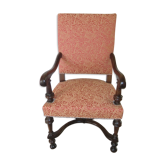 Fauteuil en noyer style Louis XIV