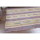 Vintage Turkish Oushak Handmade Wool Cotton Beige Kilim Area Rug 129x210