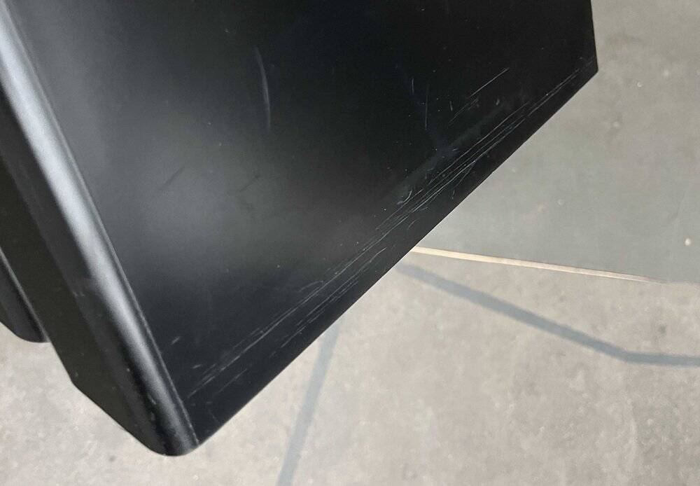 Postmodern Italian magazine rack by Andries & Hiroko Van Onck for Magis, 1980s.