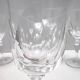 Postmodern Set of 8 Baccarat Crystal Champagne Coupes, France