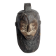 Ancient Fang Ngil tribal mask, traditional African art, Gabon, 20th century, 40 cm