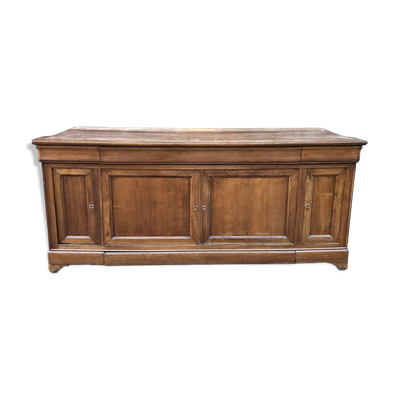 Buffet enfilade boiserie Louis Philippe en cerisier