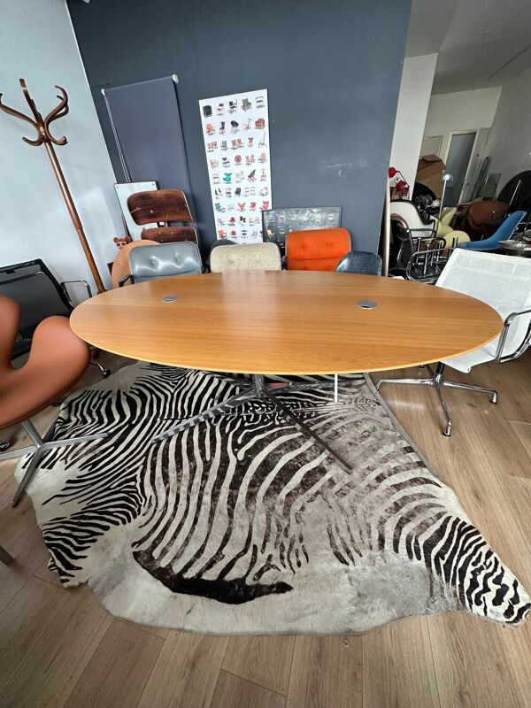 bureau Ovale Florence Knoll pour Knoll International circa 1980
