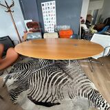 Florence Knoll Oval Desk Table for Knoll International circa 1980