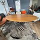 Florence Knoll Oval Desk Table for Knoll International circa 1980
