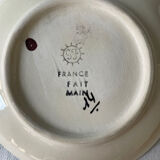 Vintage Gabriel Fourmaintraux ashtray, Desvres