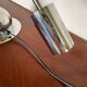 Large Aluminor desk lamp from the 70s
