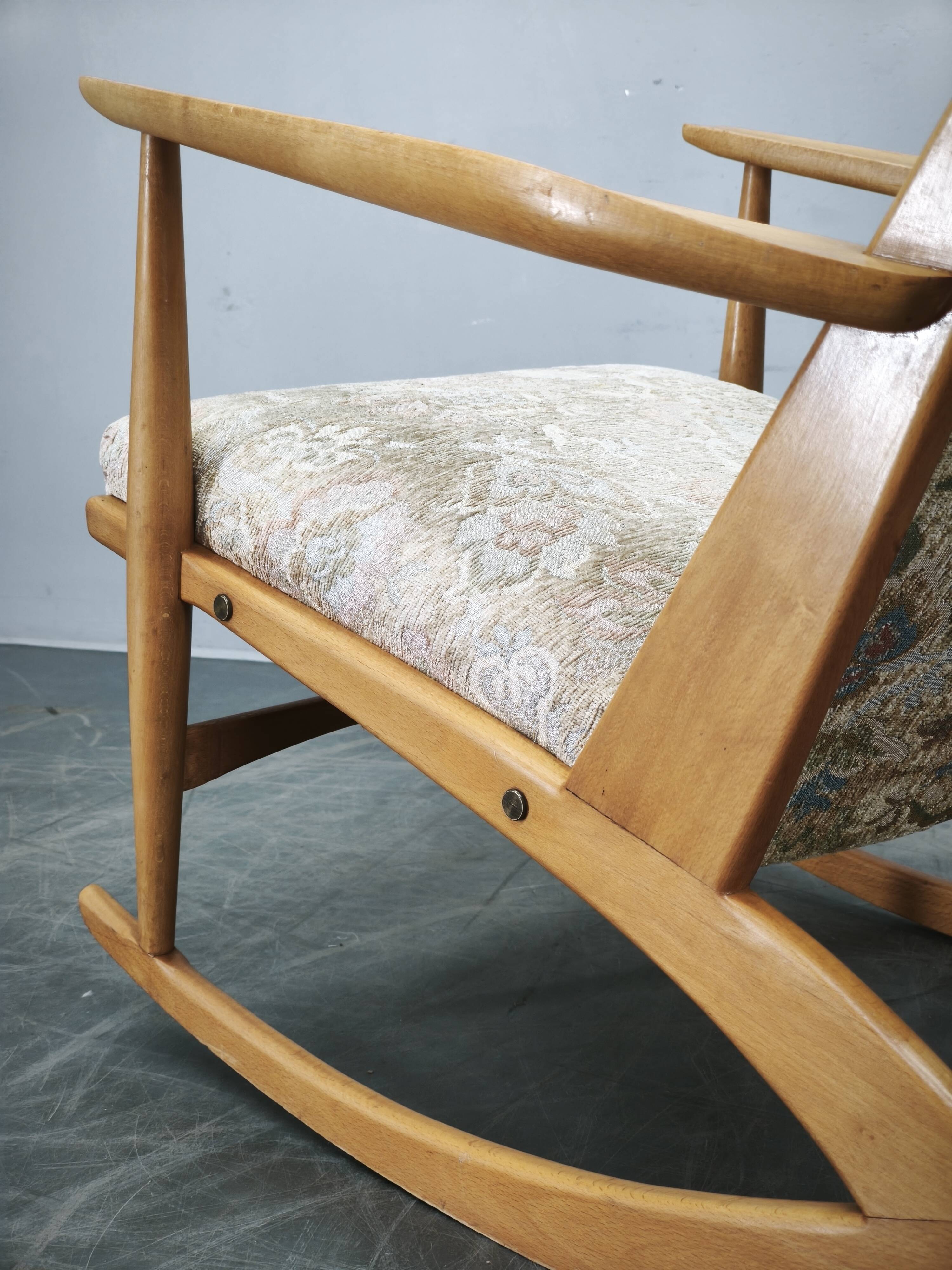 Boomerang Rocking Chair by Holger Georg Jensen, Denmark, 1960s