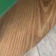 Table basse tripode Hugues Steiner bow wood double plateau