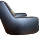Pair of Bug armchairs - Paola Navone for Poliform - leather - 360° swivel