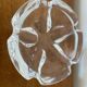 Pair of antique crystal ashtrays from Arques, France