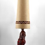 Important ceramic lamp / floor lamp, Owl, by Walter Gerhards