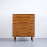 Niels Clausen teak chest of drawers 1960s niels clausen mobler odense