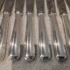 12 silver-plated table knives by Christofle America, 24.5cm