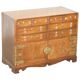 Elm apothecary cabinet with cupboard base