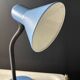 Lampe de bureau vintage en métal bleu