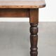 Antique English 19th-century farmhouse dining table made of pinewood