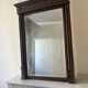 Large antique trumeau mirror in carved wood – 19th century / neoclassical style