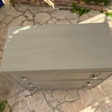 Wooden art deco chest of drawers