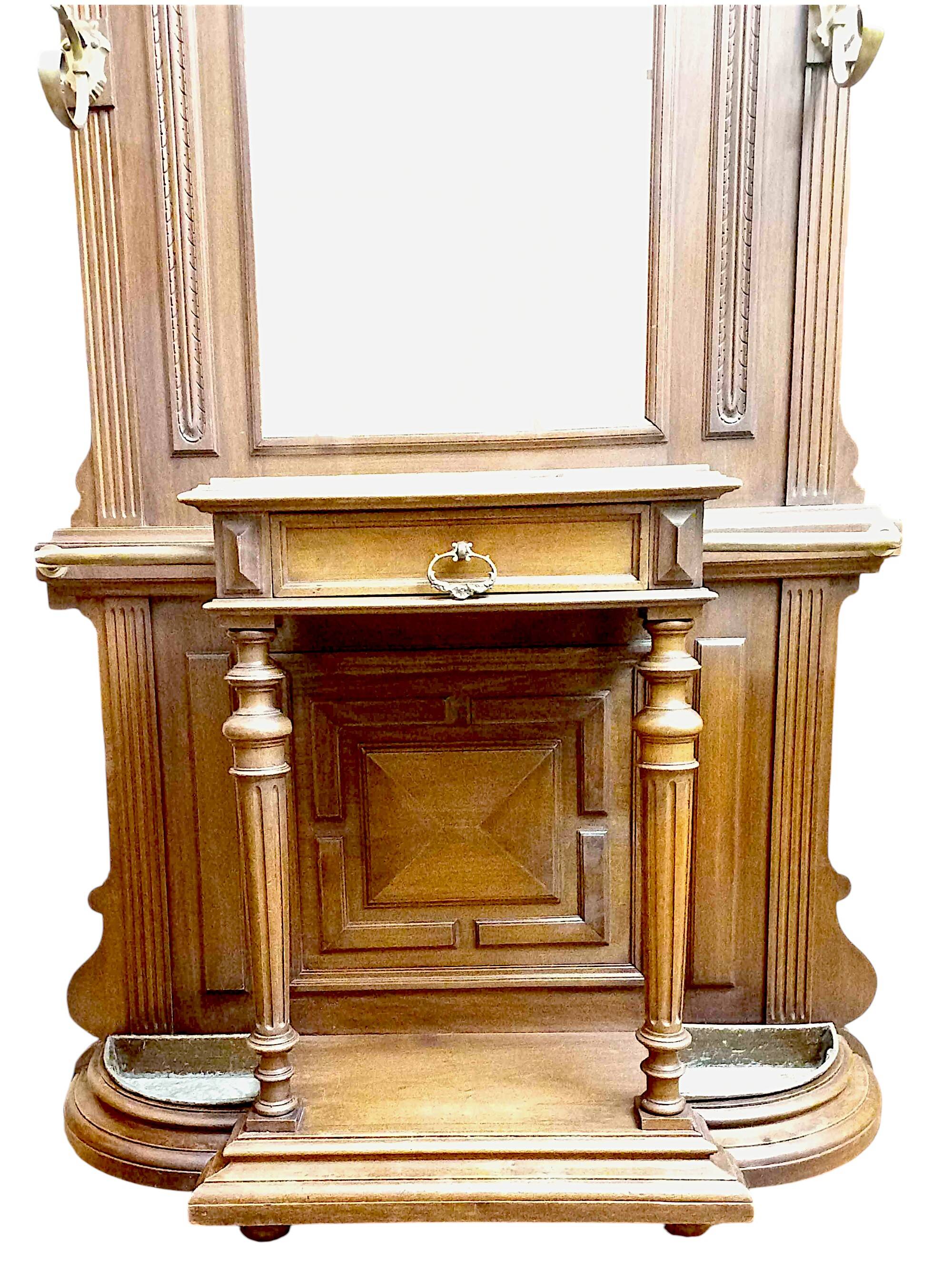 Walnut wardrobe