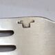 Art Deco SAIGON table cutlery in silver metal ALFENIDE by CHRISTOFLE 20.5cm