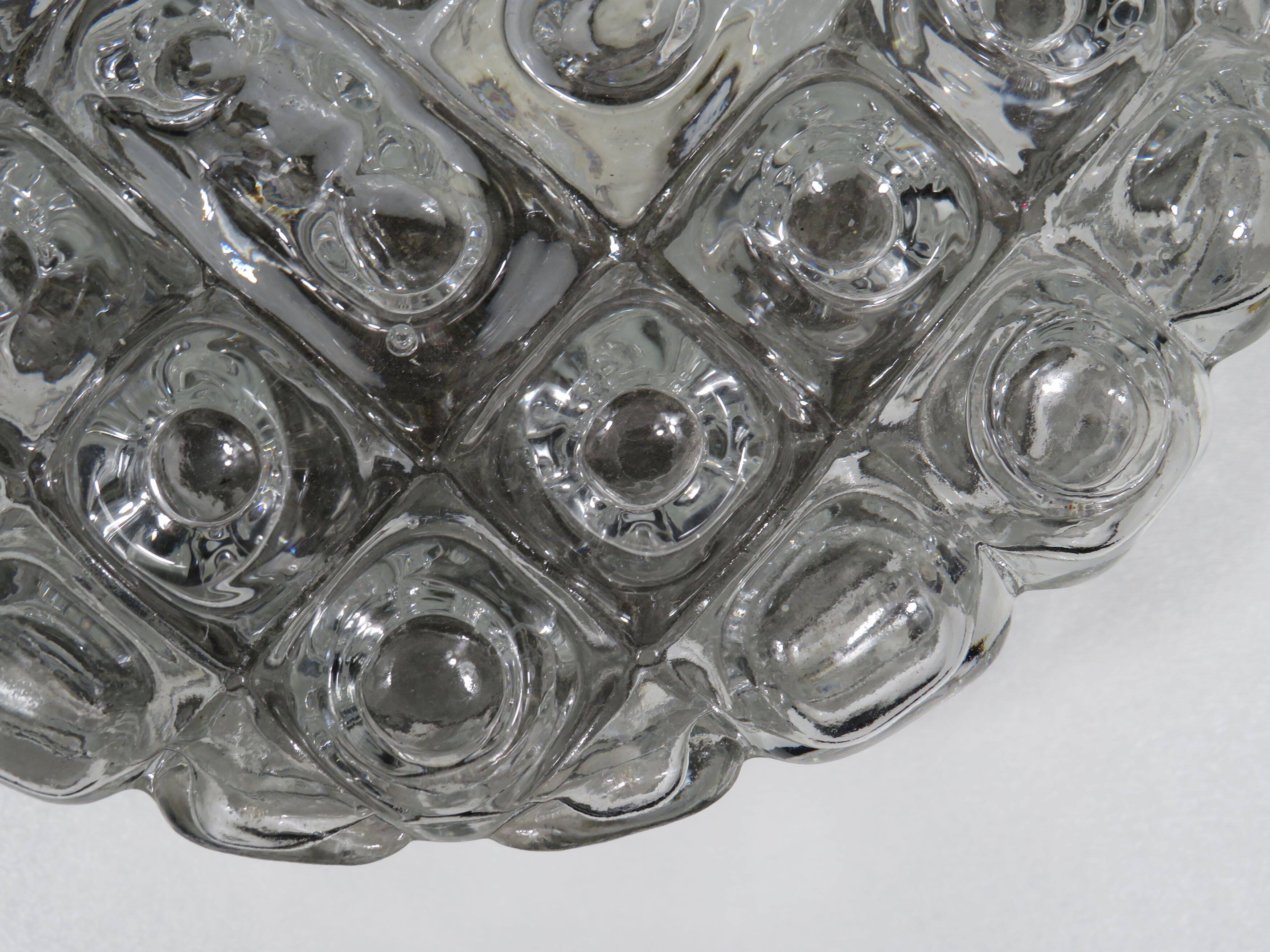 Round ceiling light/wall lamp by Erco, Germany 1960s