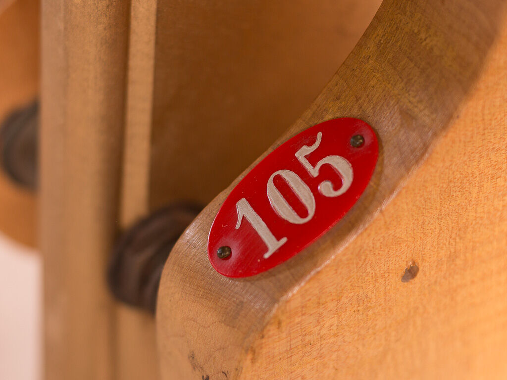 Pair of cinema folding seats