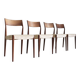 Chaises de salle à manger vintage des années 60 par Fristho, ensemble de 4