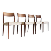 Vintage mid-century dining room chairs by Fristho 1960s, set of 4