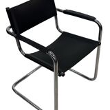 Vintage Breuer style leather chair B32/34 Italian Design