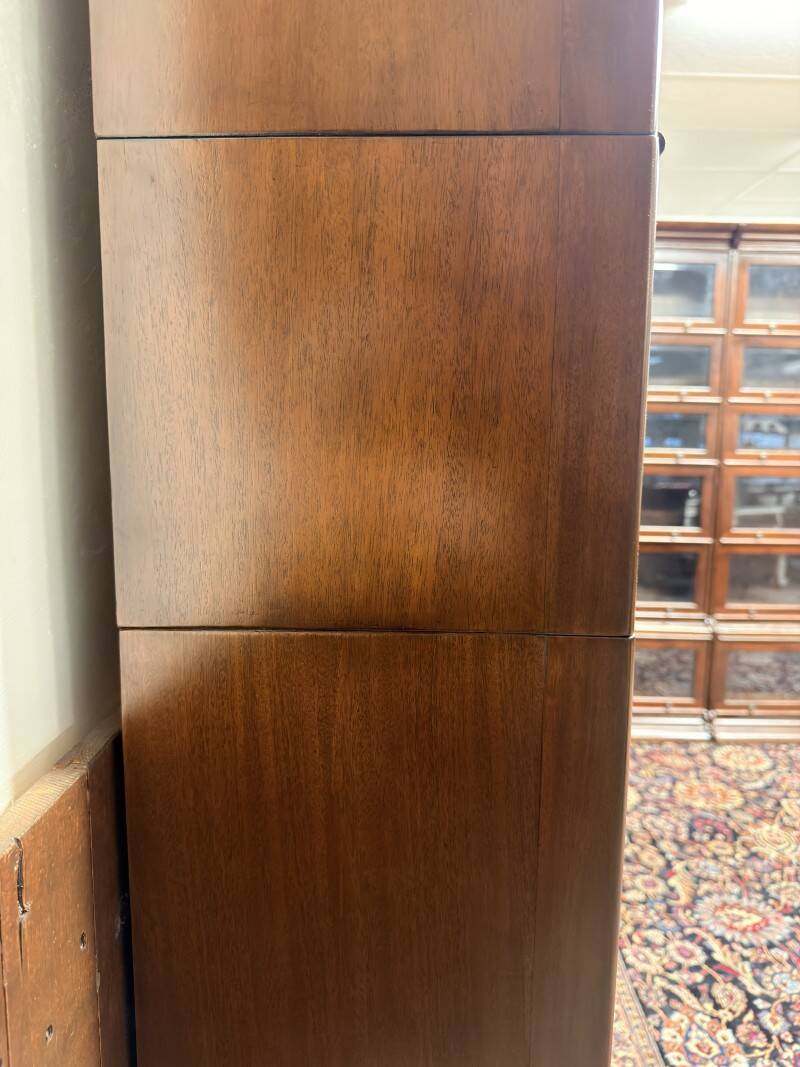 Classic English Globe Wernicke Corner Bookcase