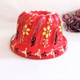 Painted terracotta kouglof mould