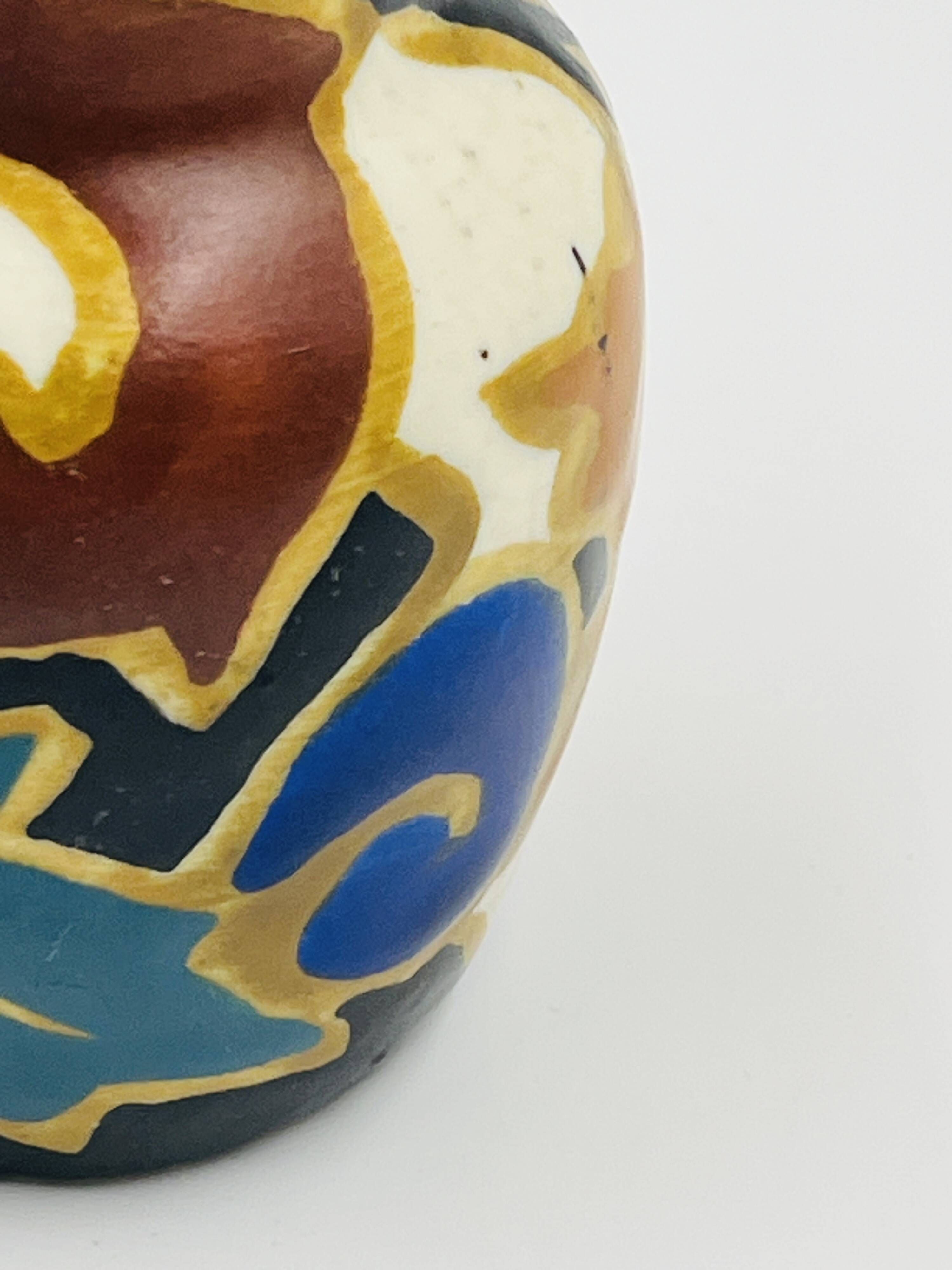 Miniature Art Deco vase by Émile Lombart