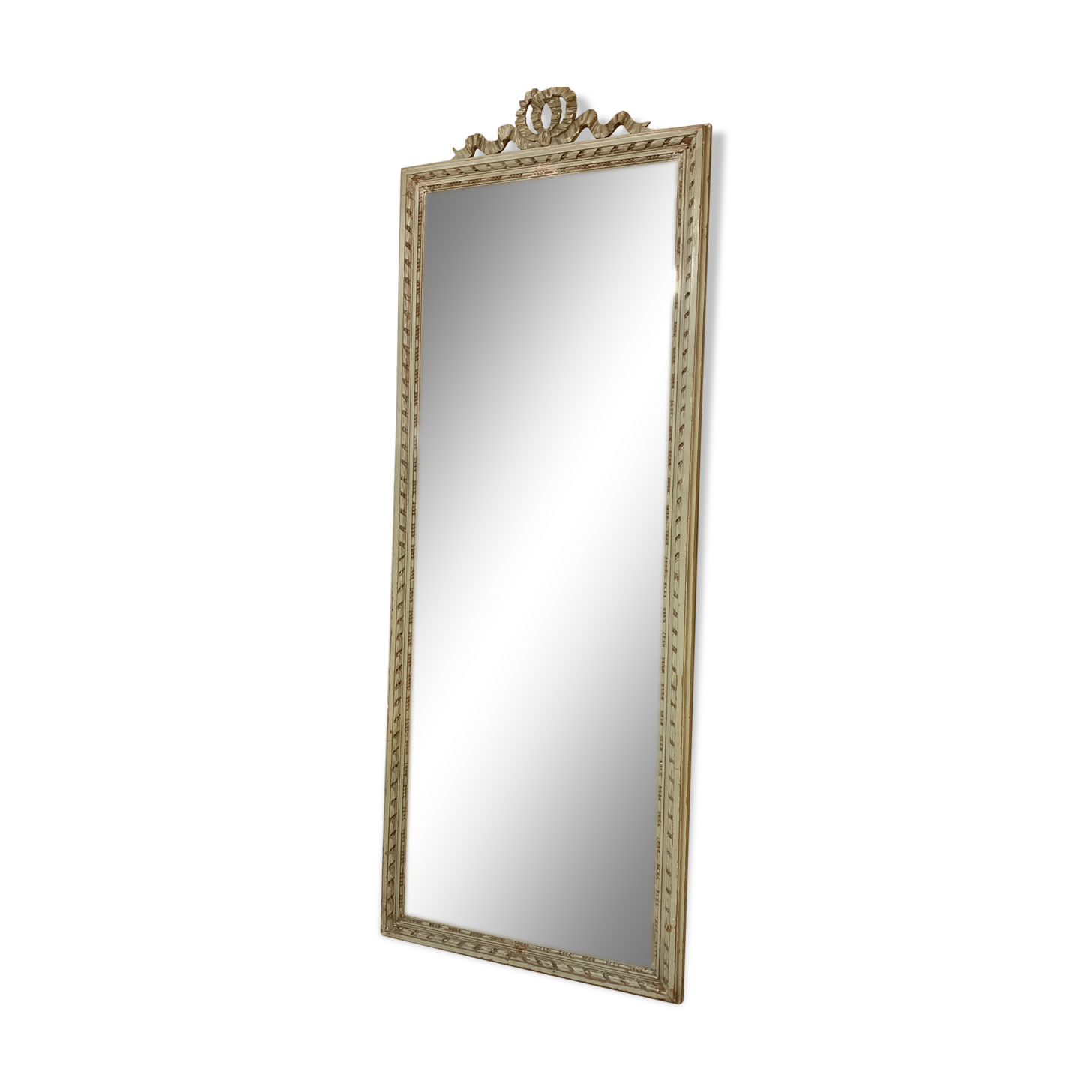 Former Louis XVI-style mirror circa 1900 - 173x65cm