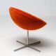 Unique chairs Tramontana Jade and Ember Velvet Verner Panton C1