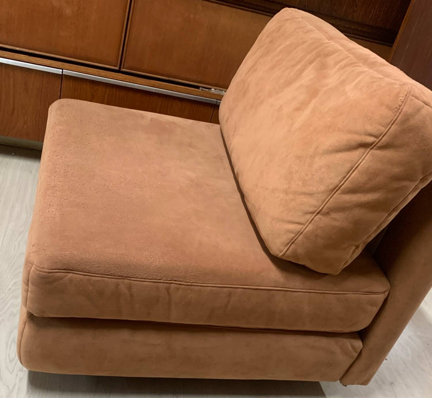 Cinna armchair in Alcantara