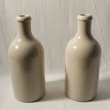 Set of 2 MKM bottles in stoneware - beige - 0,5L